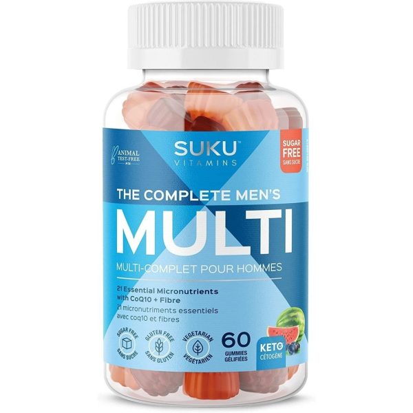 Suku - the complete men s multi   fruit - 60 gummies Fashion