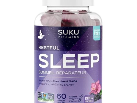 Suku - restful sleep   blackberry hibiscus - 60 gummies Hot on Sale