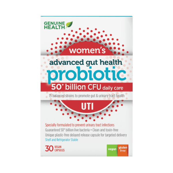 Genuine health - advanced gut health probiotic (50b) women - 30 caps (ss) For Cheap