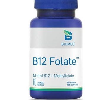 Biomed - b12 folate - 60 lozenges Supply