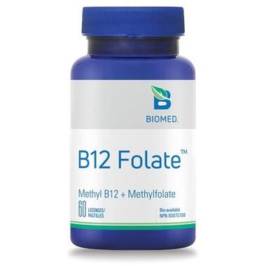 Biomed - b12 folate - 60 lozenges Supply