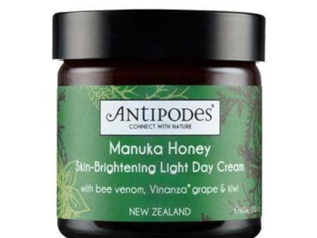 Antipodes - manuka honey skin‐brightening light day cream 60 ml For Sale