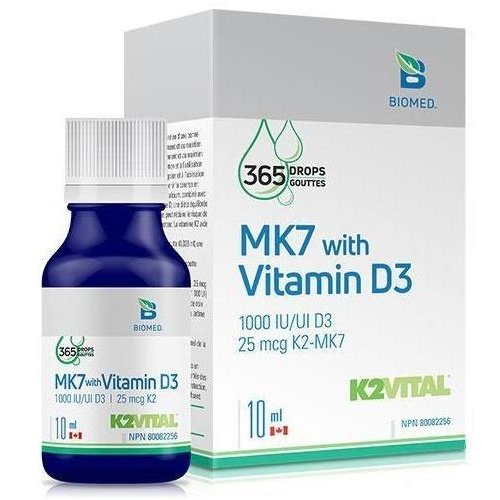 Biomed - mk7 with  d3 (drops) - 10 ml For Discount