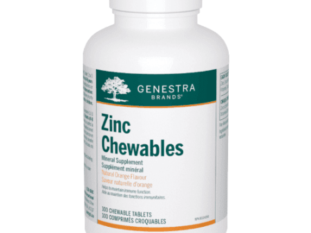 Genestra - zinc chewables® - 100 chew tabs Hot on Sale