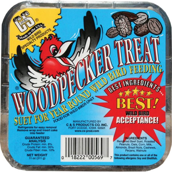 C And S Products Co Inc P - Woodpecker Treat Suet Supply