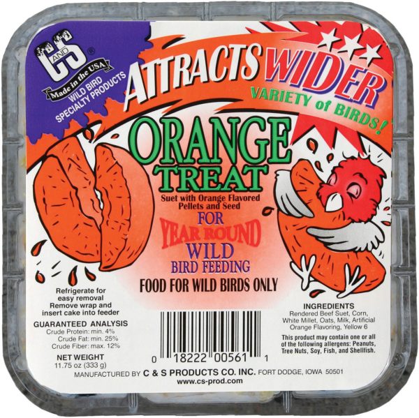 C And S Products Co Inc P - Orange Treat Suet on Sale