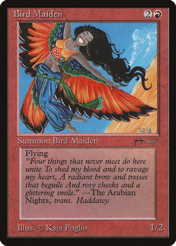 Bird Maiden (Light Mana Cost) [Arabian Nights] For Sale