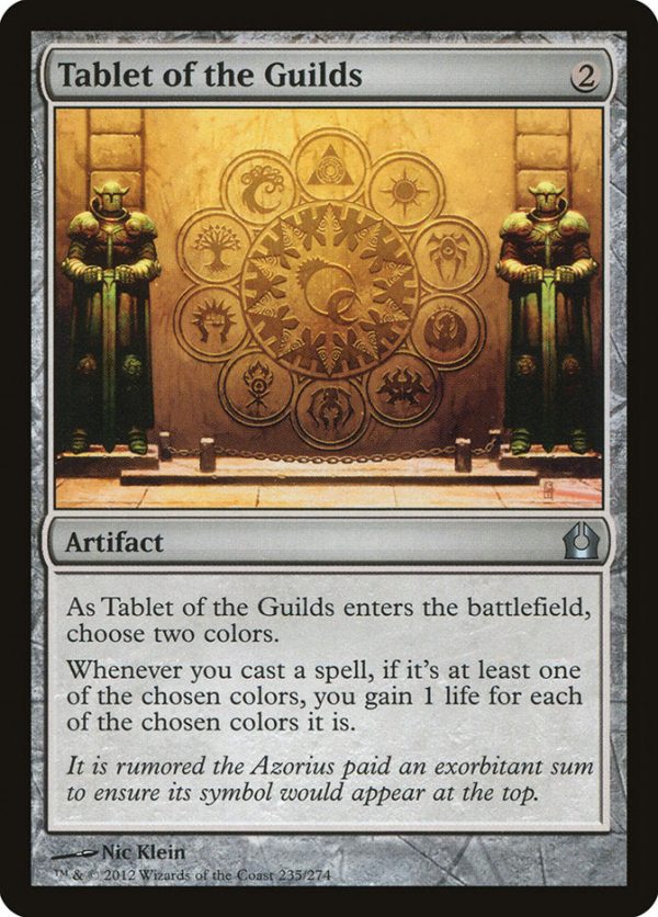 Tablet of the Guilds [Return to Ravnica] Supply