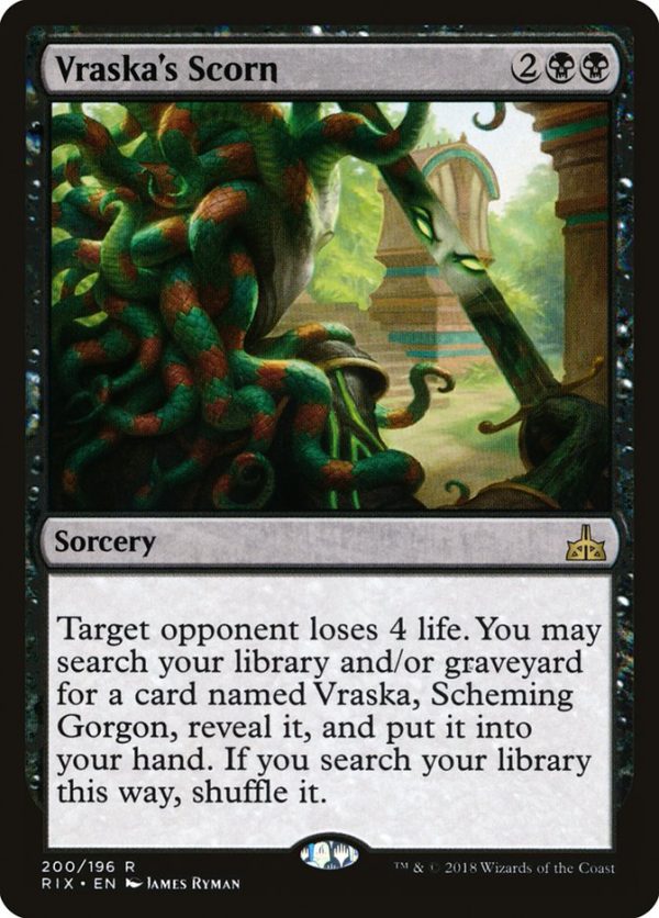 Vraska s Scorn [Rivals of Ixalan] Discount