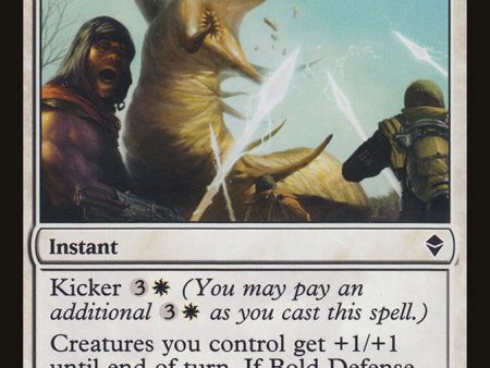 Bold Defense [Zendikar] Supply