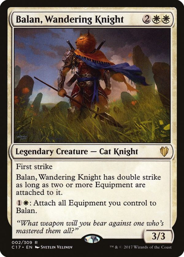 Balan, Wandering Knight [Commander 2017] For Cheap