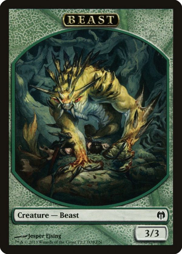 Beast Token [Duel Decks: Heroes vs. Monsters Tokens] Cheap