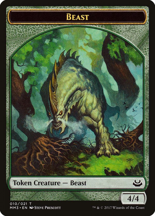 Beast Token (010 021) [Modern Masters 2017 Tokens] For Discount