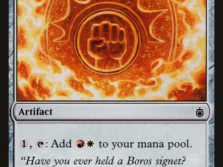 Boros Signet [Commander Anthology] Online now