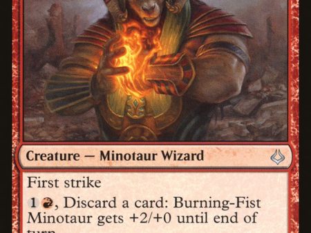 Burning-Fist Minotaur [Hour of Devastation] Discount