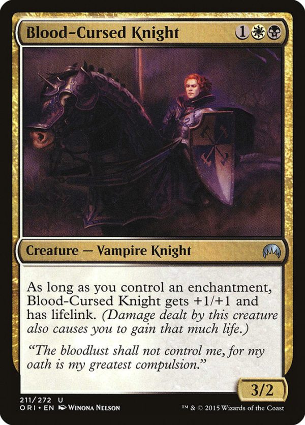 Blood-Cursed Knight [Magic Origins] For Discount