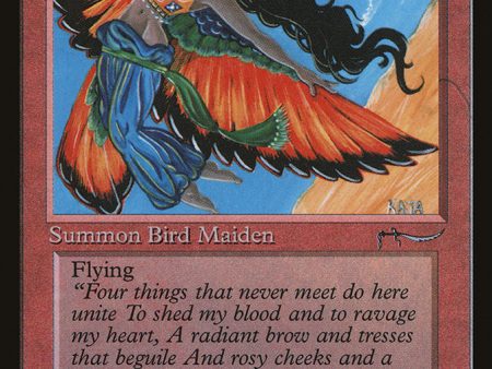 Bird Maiden (Dark Mana Cost) [Arabian Nights] Hot on Sale