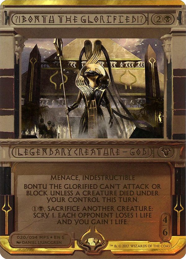 Bontu the Glorified (Invocation) [Amonkhet Invocations] Discount