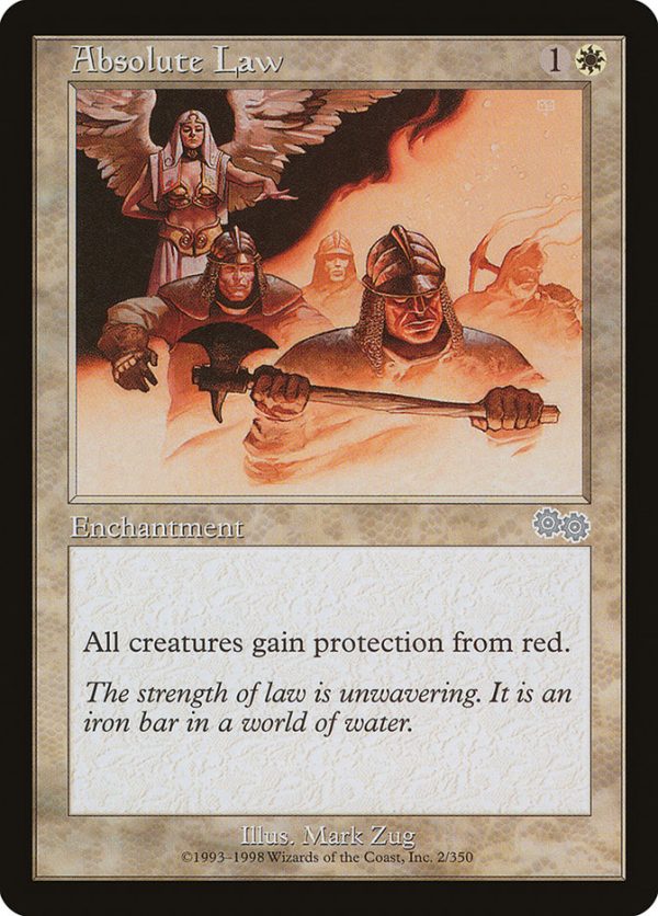 Absolute Law [Urza s Saga] For Cheap