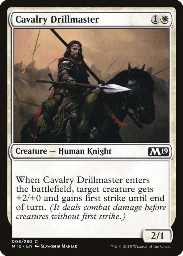 Cavalry Drillmaster [Core Set 2019] Online