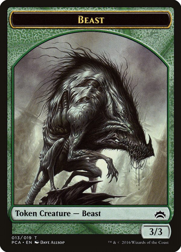 Beast    Saproling Double-Sided Token [Planechase Anthology Tokens] Online