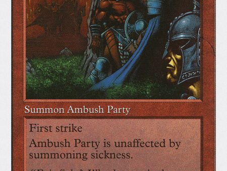 Ambush Party [Fifth Edition] For Cheap