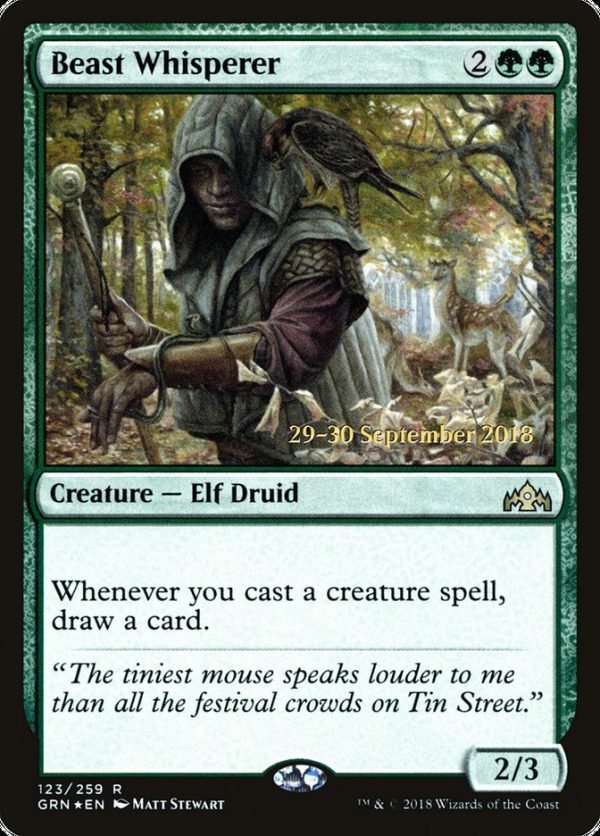 Beast Whisperer [Guilds of Ravnica Prerelease Promos] Supply