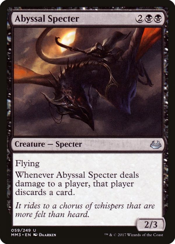 Abyssal Specter [Modern Masters 2017] Hot on Sale