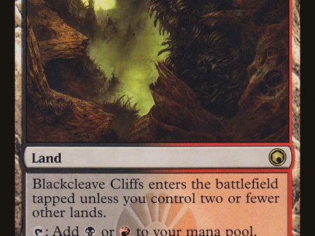 Blackcleave Cliffs [Scars of Mirrodin] Sale