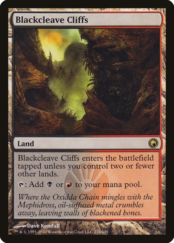 Blackcleave Cliffs [Scars of Mirrodin] Sale